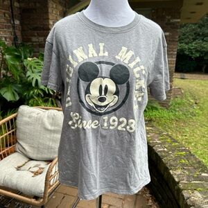 Original Mickey Since 1928 Vintage Inspired Gray Mickey Mouse T-Shirt